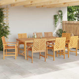 Garden Dining Chairs 8 pcs Brown 59 x 62.5 x 89 cm 3154133