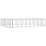 Outdoor Dog Kennel Steel 65.34 m 3082326