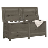 Outdoor Cushion Box Anthracite 150x50x56 cm Solid Wood Fir 152172
