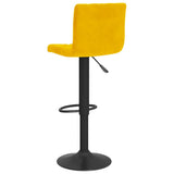 Bar Stools 2 pcs Mustard Yellow Velvet 333738