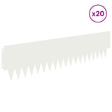 Lawn Edging 20 pcs metal 8008291