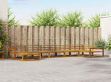Outdoor Sofa Set 7 pcs Natural Solid Acacia Wood 3367882