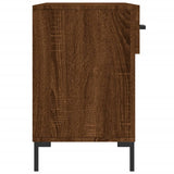 Shoe Bench Brown Oak 102x35x55 cm Engineered Wood 829747