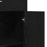Bathroom Cabinet Black Oak 60 x 33 x 80 cm Engineered Wood 862551