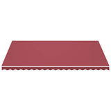 Awning Replacement Fabric Burgundy Red 500x350 cm Polyester 311972