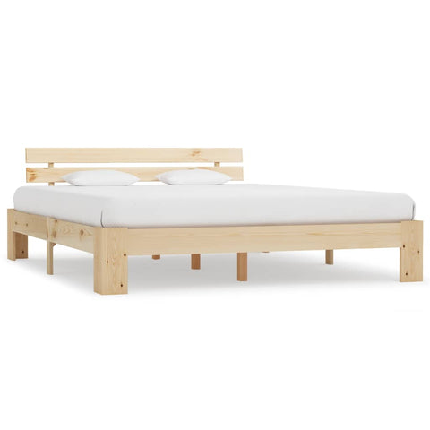Bed Frame without Mattress 180x200cm Solid Wood Pine 283165