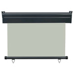 Balcony Side Awning 105x250 cm Grey 48416