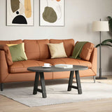 Coffee Table Legs A-Shaped 2 pcs Black 50x cm Steel 4012832
