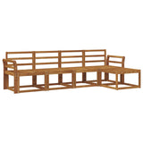 Outdoor Sofa Set 5 pcs Natural Solid Acacia Wood 3366252