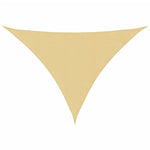 ZNTS Sun Shade Sail Sand 7x5x5 m 100% Polyester Oxford 4000929