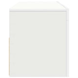 TV Cabinet with LED Lights White 120x35x40 cm 804310
