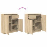 Sideboard with Drawer Sonoma Oak 71x35x84 cm Engineered Wood 861591