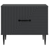 Coffee Table with Drawer Black 49 x 50 x 40 cm Engineered Wood 894966