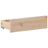 Bed Frame without Mattress with Headboard 140x200 cm Solid Wood Pine 3308765