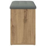 Shoe Bench Artisan Oak 82x32x45.5 cm Engineered Wood 857628
