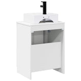 Bathroom Furniture Set White Engineered Wood 3404240