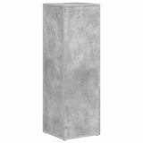 Side Shelf Concrete Grey 33 x 32 x 100.5 cm Engineered Wood 892420