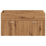 4 Piece Bathroom Furniture Set Artisan Oak Engineered Wood 3328600