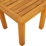 Side Table Oil Natural 35 x 35 x 34 cm Solid Acacia Wood 4108110