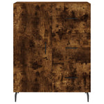Highboard Smoked Oak 69.5x34x180 cm Engineered Wood 3199830