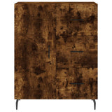 Highboard Smoked Oak 69,5x34x180 cm Engineered Wood 3198486