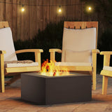 Fire Pit Black 60 x 60 x 30 cm Steel 858918
