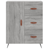 Highboard Grey Sonoma 69.5x34x180 cm Engineered Wood 3195881