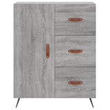 Highboard Grey Sonoma 69.5x34x180 cm Engineered Wood 3195881