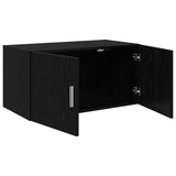 Wall Cabinet Black oak 80 x 42.5 x 40 cm Engineered wood 879655