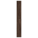 Shoe Cabinet Brown Oak 60x21x163.5 cm Engineered Wood 839909