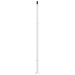 Awning Post Set White 300x245 cm Iron 315093