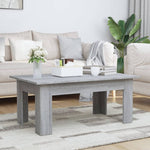 ZNTS Coffee Table Grey Sonoma 100x60x42 cm Engineered Wood 815427