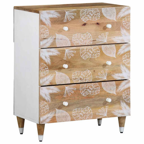 ZNTS Sideboard 60x33.5x75 cm Solid Wood Mango 4018667