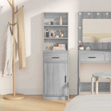 Highboard Grey Sonoma 40 x 40.5 x 135 cm Engineered Wood 865078