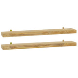 Wall Shelves 2 pcs 90x15x4 cm Solid Wood Teak 340756