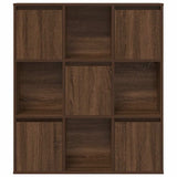 Bookcase Brown Oak 89x24x101.5 cm Engineered Wood 860406
