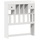 Bed Frame without Mattress White 90x190 cm Single Solid Wood Pine 3323516