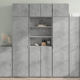 Highboard Concrete Grey 70x42.5x185 cm Engineered Wood 3281374