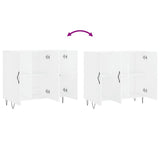 Sideboard White 90x34x80 cm Engineered Wood 828100
