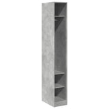 Wardrobe Concrete Grey 30x50x200 cm Engineered Wood 3307687