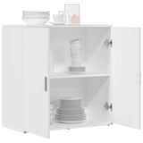 Sideboard White Engineered wood Medium Sideboard Rectangular 840513