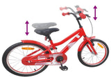 Kids Bike 18 Inches for 5-7 Years Old Red 42009384