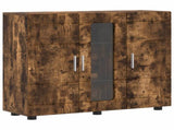 Wooden Cabinet Smoked Oak 88.5 x 30.5 x 73 cm Engineered Wood 880306