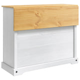 Kitchen Storage White and Honey Wax 112 x 70 x 91.5 cm 42033379