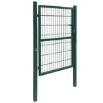 ZNTS 2D Fence Gate Green 106 x 210 cm 141751