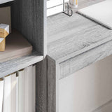 Desk Grey Sonoma 80 x 40 x 76 cm 869391