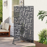 Privacy Screen 100 x 50 x 180 cm Steel Anthracite 868551