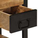Bedside Cabinet 35x34x45 cm Solid Rough Wood Mango 4013567