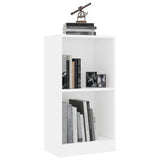 Bookcase White 40x24x75 cm Engineered Wood 800819