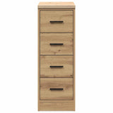 Garage Storage Cabinet Artisan Oak 30x51x85 cm Solid Wood Pine 860588
